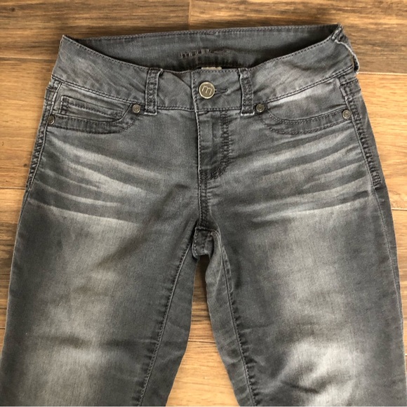 Maurice’s, skinny jeans, smoke gray denim, size Small-R - Picture 3 of 11